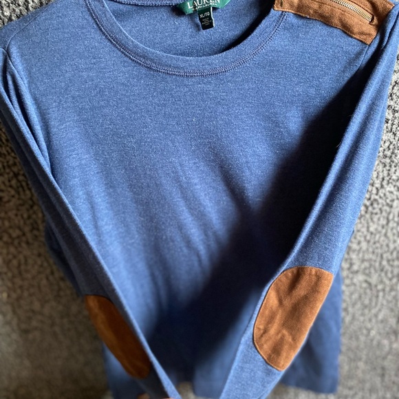 Ralph Lauren Tops - Ralph Lauren Navy Blue Crewneck Sweater XL